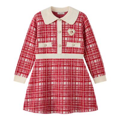 【新年】PawinPaw卡通小熊童装26年新款女童女宝宝针织连衣裙