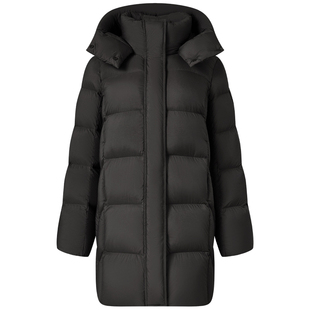 坦博尔冬季休闲加厚妈妈款面包羽绒服女装中长款大码潮流保暖外套