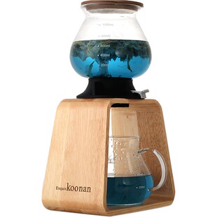 Koonan日式水塔泡茶壶玻璃耐高温家用冷热花茶壶冷萃咖啡壶大容量