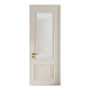 TATA木门 官方定制法式卫生间玻璃门厨房门卧室门推拉门ZX107B