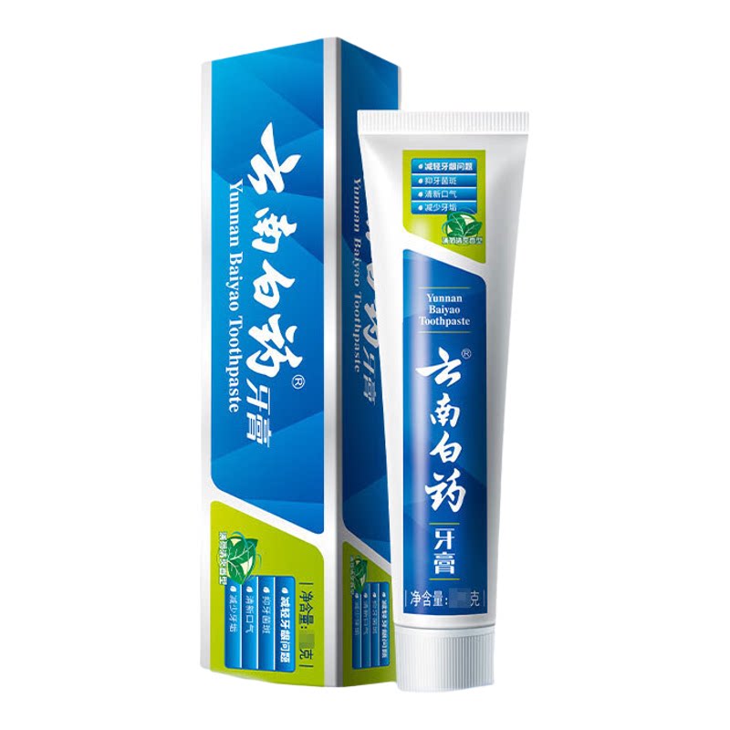 云南白药牙膏国粹护龈清新口气
