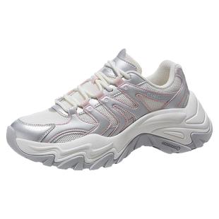 骆驼女鞋2025秋冬增高老爹鞋青春百搭防滑徒步休闲运动鞋