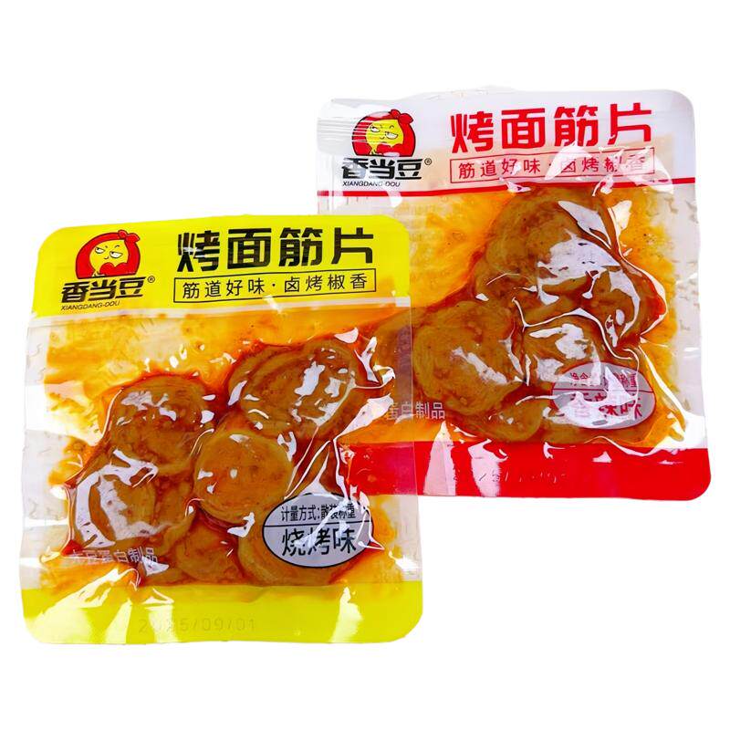 香当豆烤面筋片烧烤味香辣味