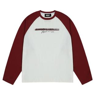 BJHG不计后果长袖T恤男款秋冬圆领打底衫 重磅美式内搭纯棉上衣女