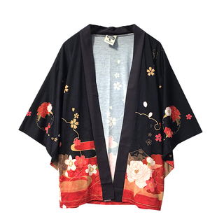 轻漫 动漫浴衣外套 日系振袖和服 和风羽织外套男 女T恤衣服班服