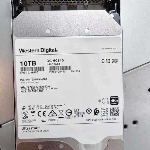 溢价-WD Ultrastar DC HC510 10TB SAS