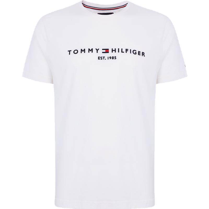 Tommy男装纯棉字母刺绣短袖T恤