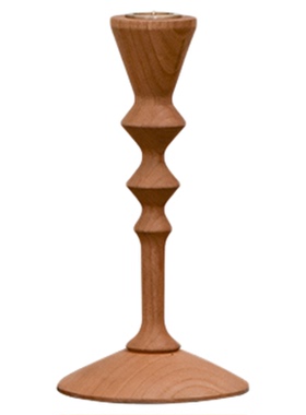 北美樱桃木烛台摆件法式餐桌