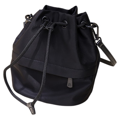 牛津布包女斜挎包百搭时尚水桶包