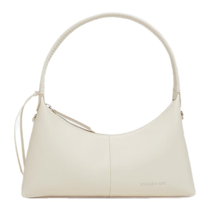 CHARLES&KEITH25夏新品CK2-20271573柔软简约拉链手提斜挎腋下包