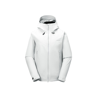 HEAD海德户外运动防水透湿冲锋衣2025秋季新款连帽登山徒步外套男