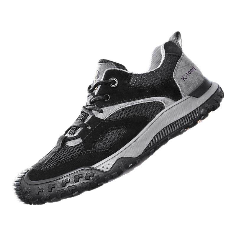 康龙男鞋2026夏季新款户外越野轻便舒适软底网面透气休闲运动鞋子