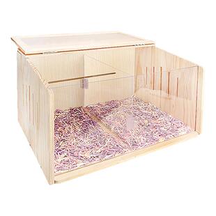 仓鼠木笼专用亚克力隔板金丝熊仓鼠家具木质笼子木腿隔板爬梯用品