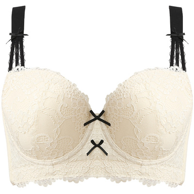 大码内衣mm200聚拢收副乳上托防