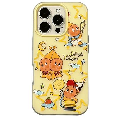 卡通星星人适用苹果手机壳