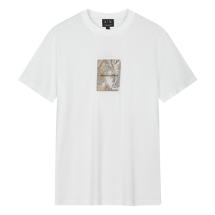 Armani/阿玛尼AX 男士潮牌时尚休闲圆领短袖T恤 XM002501 AF10356