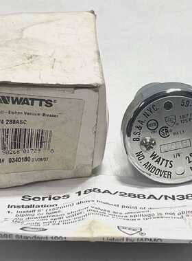 Watts 288A Anti-Siphon Vacuum Breaker 1/4 288ASC 0340180