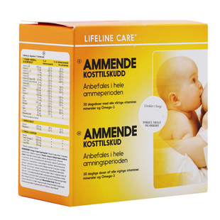 Lifeline Care挪威鱼油哺乳期120粒补钙综合维生素孕妇宝宝营养素