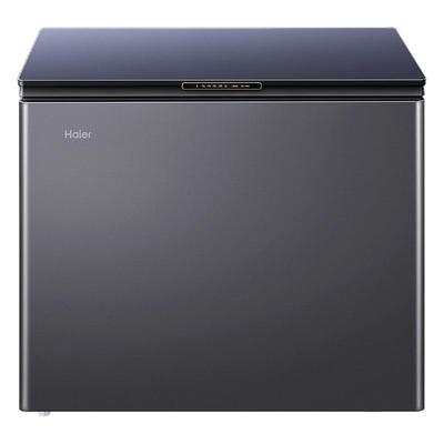【风冷无霜】海尔200L家用冰柜深冷商用低温单温冷柜彩晶小冰箱