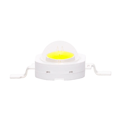 大功率3WLED灯珠 全铜支架进口芯片封装红绿蓝白黄紫红外单色灯珠