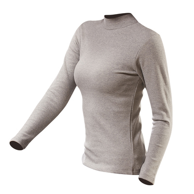 花系加厚中高领单件秋衣女