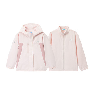 【商场同款】特步童装秋冬新款大童保暖防风上衣儿童运动女童外套