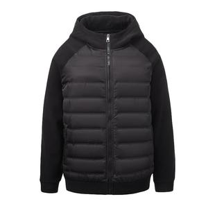 雅鹿短款轻薄羽绒服女2026冬季新款时尚拼接薄款保暖防寒冬装外套