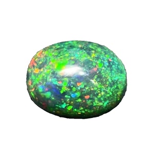 天然黑欧泊裸石原石椭圆水滴支持定制黑欧泊戒面蛋白石