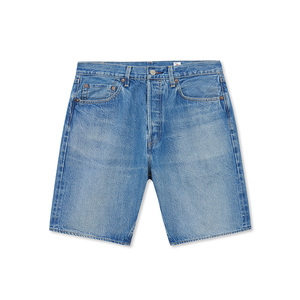 Levi's李维斯午夜蓝牌夏季男士美式简约休闲赤耳边蓝色牛仔短裤
