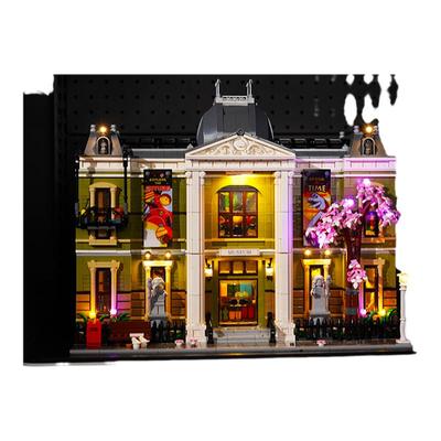 适用乐-高10326灯饰灯光展示盒