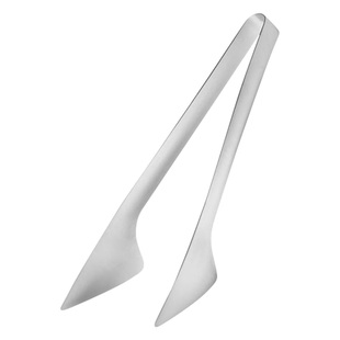 DEARYOU日本进口家事问屋不锈钢食物夹子料理夹烤肉夹分餐牛排夹