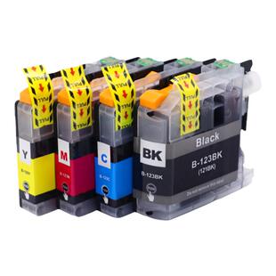 MAG适用兄弟LC123BK墨盒DCP-J6520dw J4110dw墨盒J132W J152W J552DW J752DW J172W打印机油墨MFC-4410dw墨水