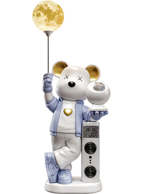 暴力熊星空投影落地摆件新款