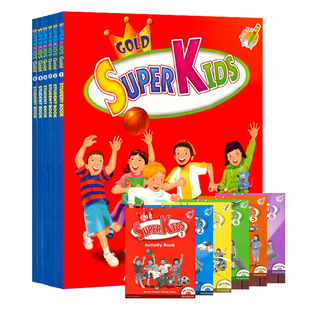 原装进口朗文培生教育出版社super kids 3rd第三版  1 2 3 4 5 6级别 朗文新灵通少儿英语书 superkids英语教材课外英语培训sk