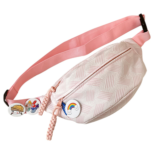 胸前背包女运动斜挎包设计感小众休闲ins风胸包学生百搭轻便腰包