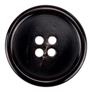 高档牛角扣子高端钮扣男女西装西服裤子圆形百搭大衣外套花纹纽扣