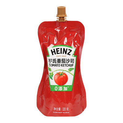 亨氏番茄酱0脂肪320g*3袋沙拉酱