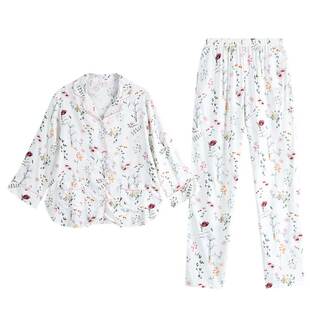 韩彩睡衣女夏新款冰丝女士夏季韩版薄款两件套夏天女款家居服套装