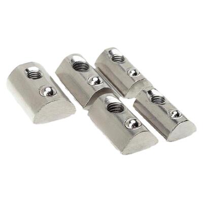 弹性型材配件钢珠螺母304不锈钢