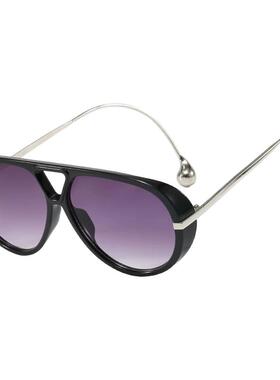 大框双梁欧美风耳环墨镜大牌风格