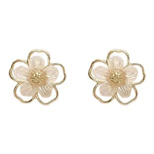 韩国气质网红耳钉2025年新款潮耳坠高级感简约气质显脸瘦百搭耳饰