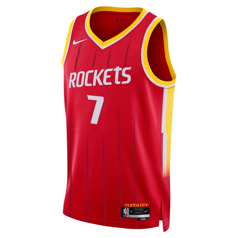 Nike耐克NBA火箭队男子速干球衣