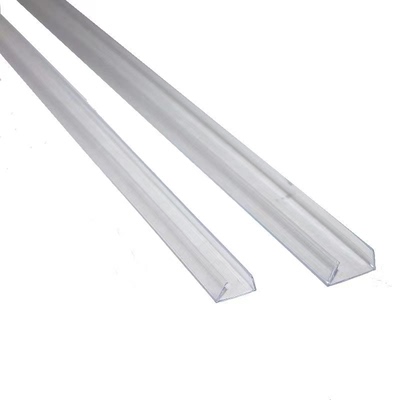 裸板cob贴片灯带固定塑料可弯曲卡槽5/8/10mm板专用透明灯片卡扣