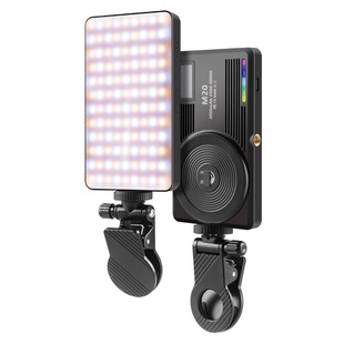 RGB全彩补光灯磁吸口袋灯便携式手持自拍视频直播美颜柔光灯摄影摄像单反相机机顶灯多用途mini小灯LED打光灯