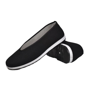 老北京布鞋橡胶底透气板鞋圆口休闲网鞋中老年黑布鞋帆布功夫鞋男