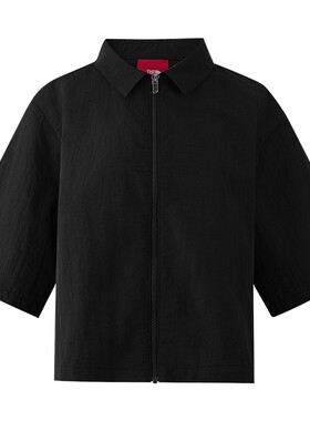 北面Red Box短袖衬衫女落肩宽松户外防泼水新款TheNorthFace|8FHB