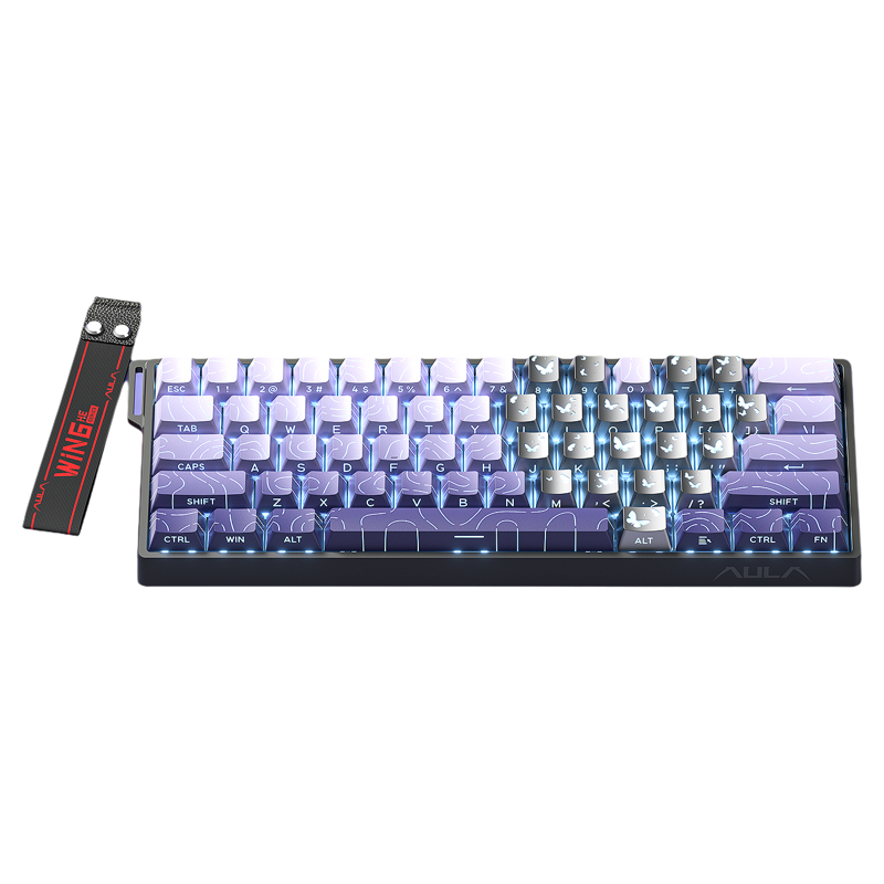 狼蛛WIN60HE客制化磁轴游戏电竞专用小键盘有线FPS低延迟68键机械