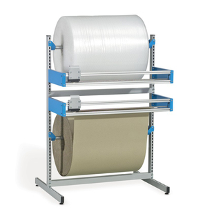 打包架气泡膜支架卷膜架纸箱架带切割包材架卷材放置架卷材收纳架