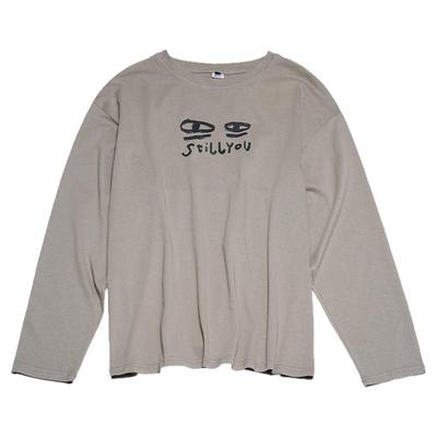 STILLYOU百搭多色熬夜眼印花T恤