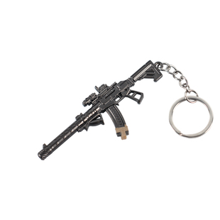 三角洲行动迷你ASVAL巨浪小枪金属钥匙扣挂件模型合金吊坠周边